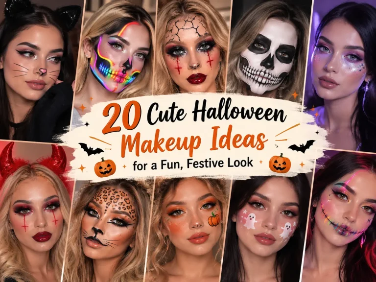 20 Cute Halloween Makeup Ideas for a Fun, Festive Look