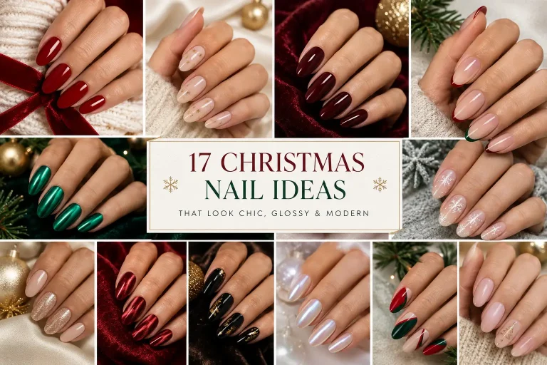 17 Christmas Nail Ideas That Look Chic, Glossy & Modern