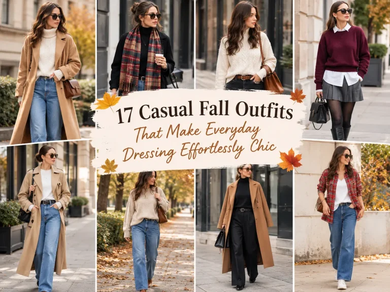 17 Casual Fall Outfits for Effortless Everyday Style